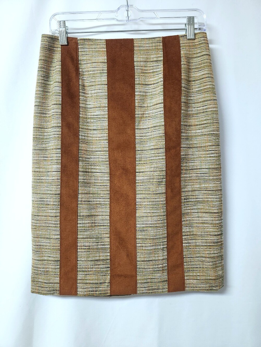 Worth New York Cotton Tweed Pencil Skirt 4